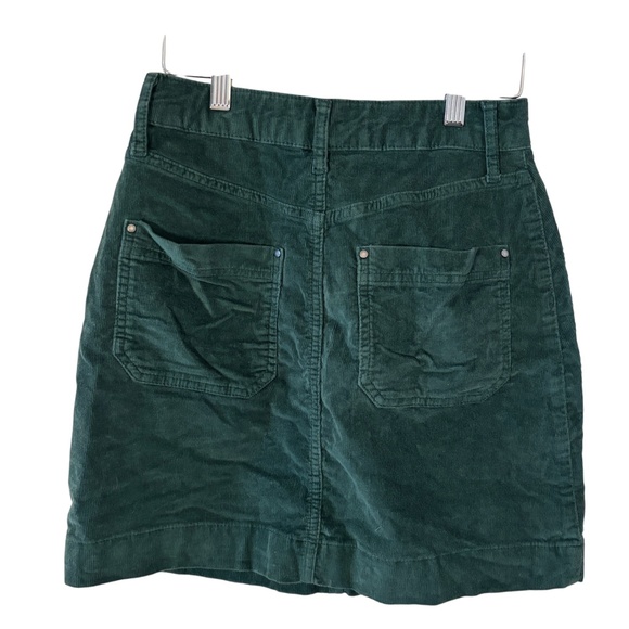 Boden Forest Green Corduroy Mini Skirt US Size 2 UK Size 6 - Picture 7 of 12